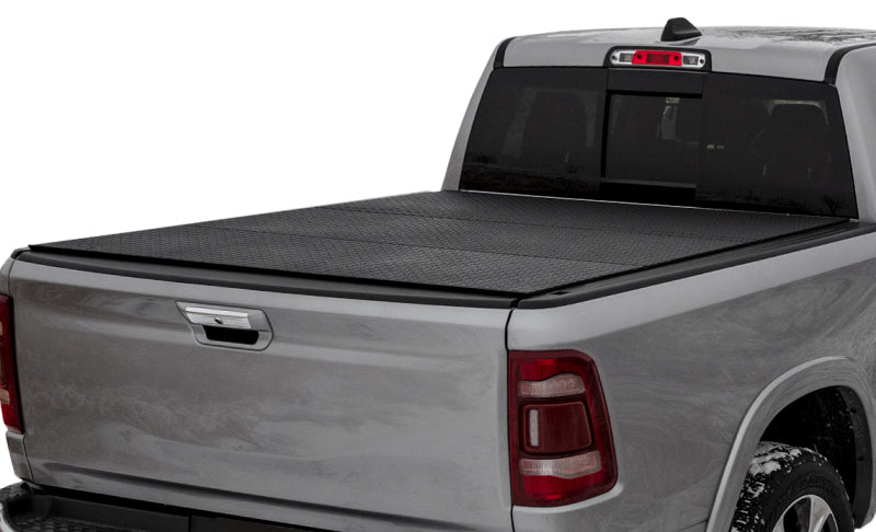 Access LOMAX Tri-Fold Cover 2019+ RAM 2500/3500 6.4ft Bed - Black Diamond Mist