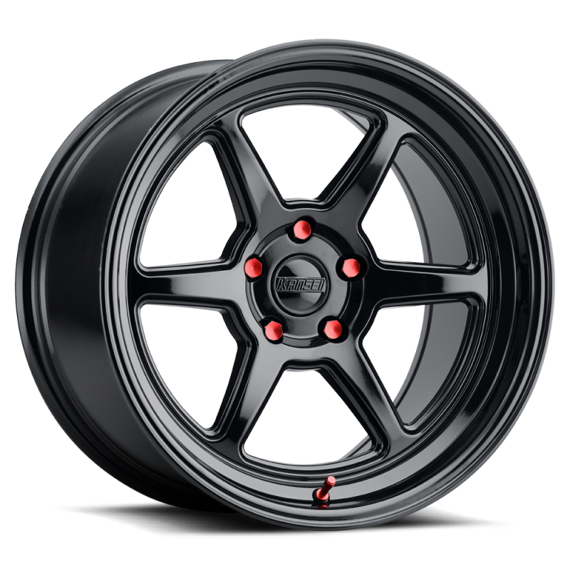 Kansei K14B Roku 18x9.5in / 5x114.3 BP / 38mm Offset / 73.1mm Bore - Gloss Black Wheel