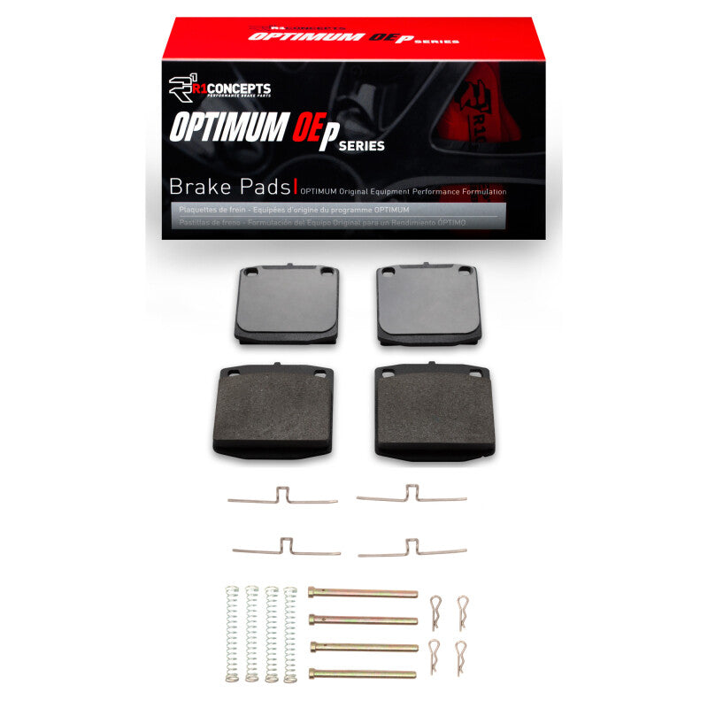 R1 Concepts R1 1974-1982 Honda Civic Wagon Front R1 Optimum OE Pads & Hardware Kit