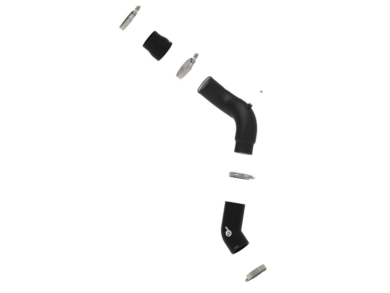 aFe BladeRunner 3-1/2in Aluminum Cold Charge Pipe Black RAM Diesel Trucks 25-26 L6-6.7L (td)