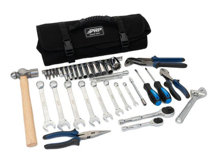 PRP Seats PRP 35pc Can-Am Roll Up Tool bag Tool kit - Black
