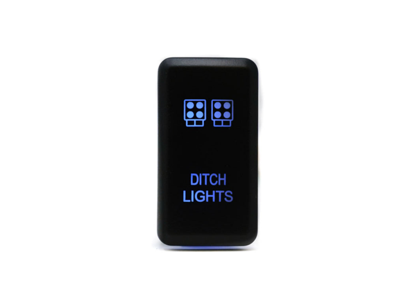 Cali Raised LED Cali Raised Tall Style Toyota Oem Style Ditch Lights Switch - Blue