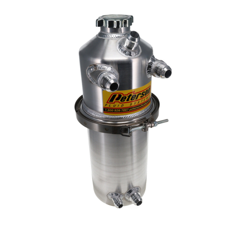 Peterson Fluid Systems Oil Tank 2 Gallon Dual In Male