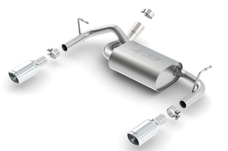 Borla 12-16 Jeep Wrangler 3.6L AT/MT 4WD Single Split Rr Exit Touring Exhaust (rear section only)