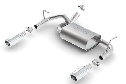 Borla 12-16 Jeep Wrangler 3.6L AT/MT 4WD Single Split Rr Exit Touring Exhaust (rear section only)