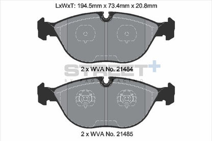 PAGID Racing T8156SP2001 STREET+ Brake Pads