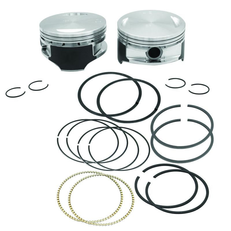 S&S Cycle 1999+ BT 106in Forged Stroker Pistons - Plus .010in