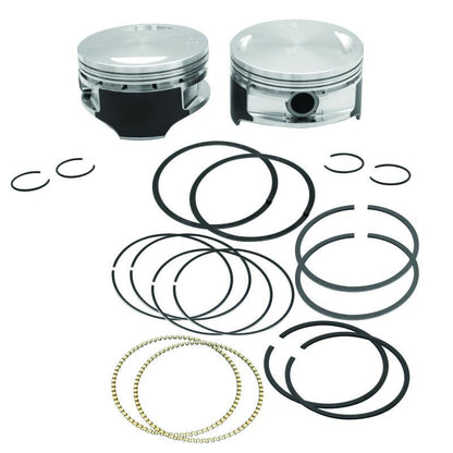 S&S Cycle 1999+ BT 106in Forged Stroker Pistons - Plus .010in