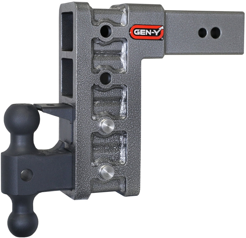 GEN-Y Hitch Gen-Y Mega Duty 3in Shank 9in Drop 3.5K TW 32K Hitch w/GH-0161 Dual-Ball/GH-0162 Pintle Lock