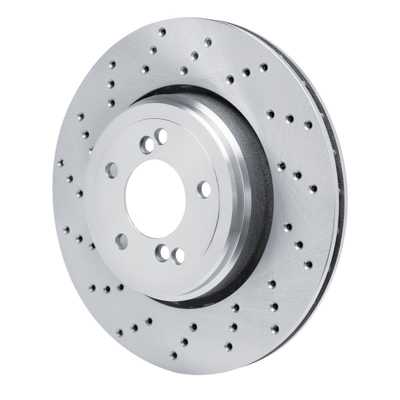 DFC 08-13 BMW M3 Left Rear Drilled Brake Rotor