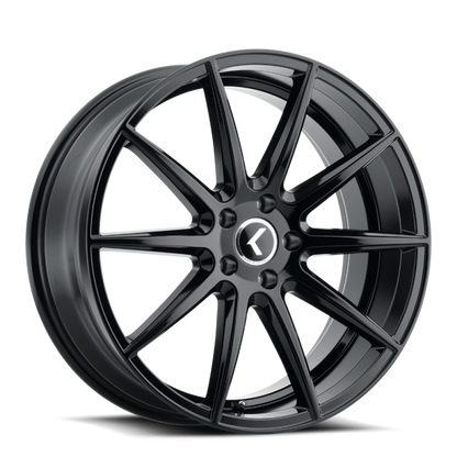 Kraze Wheels Kraze KR194 Cosmos 20x8.5 / 5x108 BP / 38mm Offset / 63.5mm Hub Gloss Black Wheel