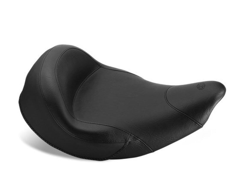 Mustang Motorcycle Mustang 14-21 Indian Chieftain, Chief, Dark Horse, Vintage Standard Touring Solo Seat - Black