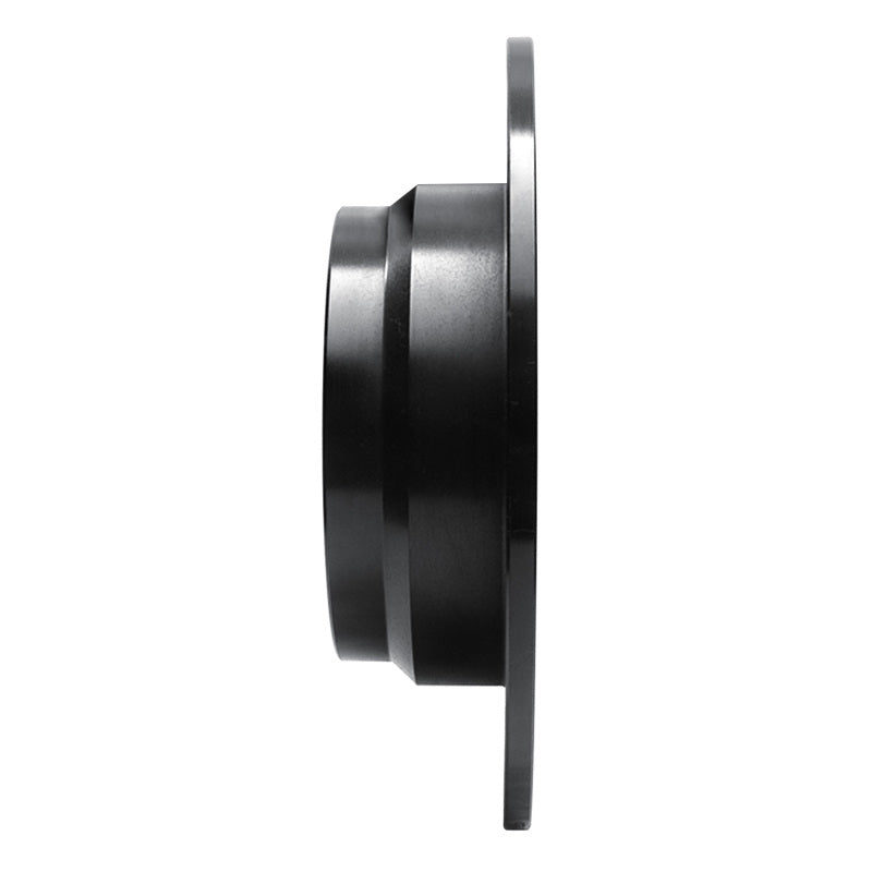 R1 Concepts R1 96-04 Volvo S70 Rear Left Drilled & Slotted Black Brake Rotor