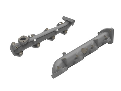 aFe BladeRunner Ported Ductile Iron Exhaust Manifold Ford Diesel Trucks 11-14 V8-6.7L (td)