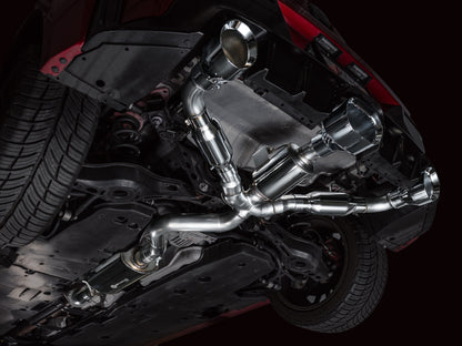 AWE Tuning 23-24 Toyota GR Corolla Touring Edition Cat-Back Exhaust - Chrome Silver Tips