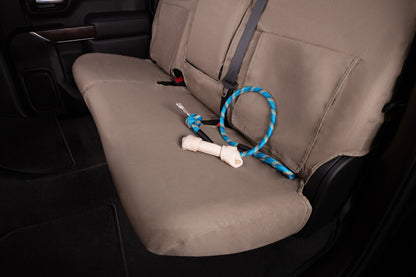 Covercraft 09-14 Ford F150/11-16 Polycotton SeatSaver Custom Front Row Seat Covers - Taupe