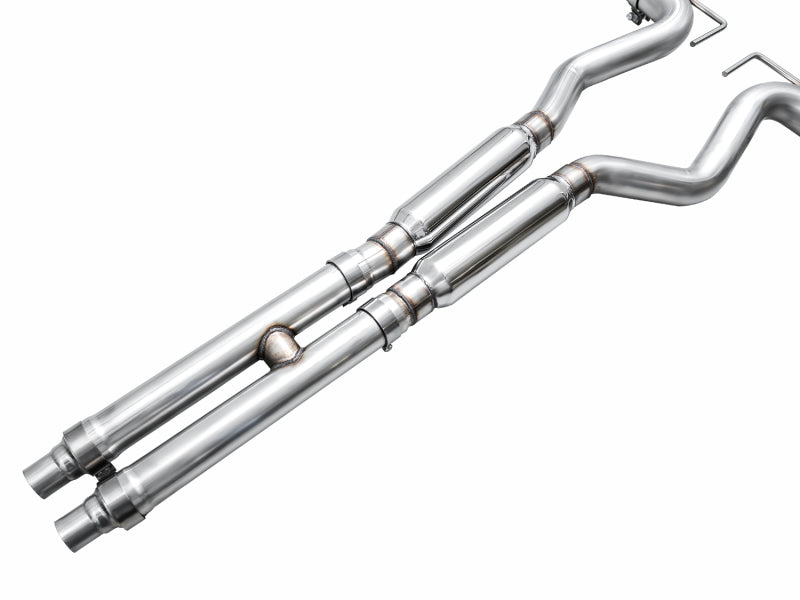 AWE Tuning AWE 2024 Ford Mustang GT Fastback S650 RWD Track Edition Cat-Back Exhaust w/ Quad Diamond Black Tips