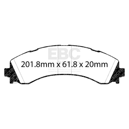 EBC 2019+ Ram 3500 6.4L Extra Duty Rear Brake Pads