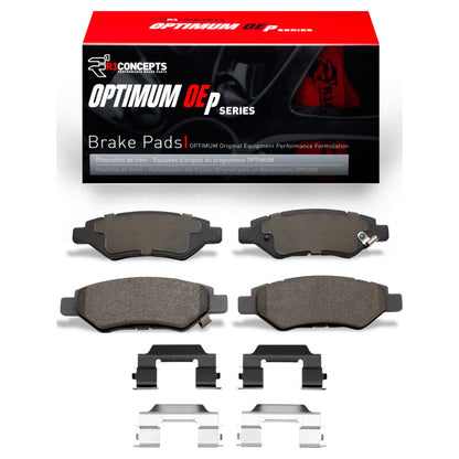R1 Concepts R1 2008-2016 Cadillac CTS Rear R1 Optimum OE Pads & Hardware Kit