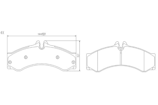 BOGAP A8210173 Brake Pad Set, Disc Brake | ML Performance Car Parts