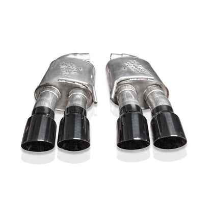 Stainless Works 18-21 Mustang GT Axle Back Redline Exhaust - Black Tips