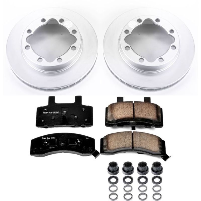 PowerStop Power Stop 94-99 Chevrolet K1500 Suburban Front Z17 Evolution Geomet Coated Brake Kit