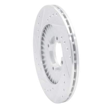 R1 Concepts R1 83-89 Isuzu Impulse Front Right Drilled & Slotted Silver Brake Rotor