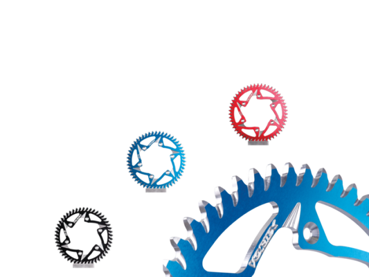 Vortex Racing Aluminum Rear Sprocket 530 43 Tooth- Blue