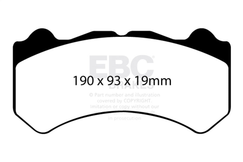 EBC Racing 08-11 Nissan GT-R (R35) RP-1 Race Front Brake Pads
