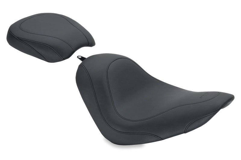 Mustang Motorcycle Mustang 06-17 Harley Softail Wide Tire (200mm) Wide Tripper Solo Seat - Black