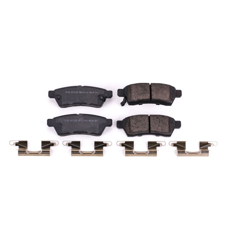 PowerStop Power Stop 05-19 Nissan Frontier Rear Z17 Evolution Ceramic Brake Pads w/Hardware