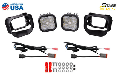 Diode Dynamics SS3 Sport Type F2 Kit ABL - Yellow SAE Fog