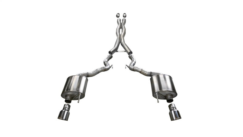 CORSA Performance Corsa 2015-2017 Ford Mustang GT Convertible 5.0L V8 Polished Xtreme Dual Rear Exit Exhaust