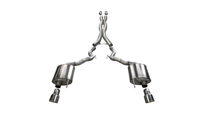 CORSA Performance Corsa 2015-2017 Ford Mustang GT Convertible 5.0L V8 Polished Xtreme Dual Rear Exit Exhaust