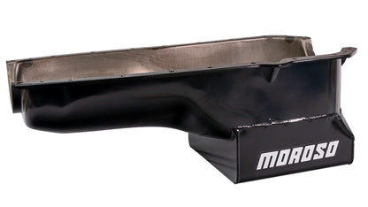 Moroso 65-Up Oldsmobile V-8 (330-455) Deep Wet Sump 7qt 8.5in Steel Oil Pan