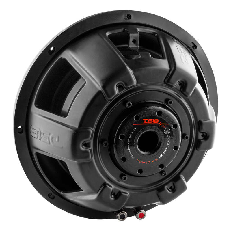 DS18 10in 500 Watts RMS 4 ohm SVC Shallow Mount Water Resistant Subwoofer