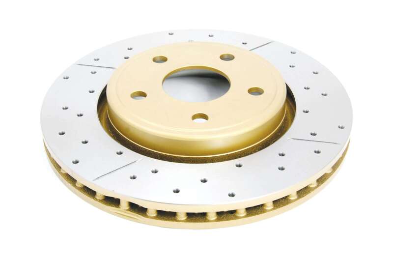 DBA 06-10 Jeep Commander Front Drilled & Slotted Street Series Rotor
