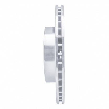 R1 Concepts R1 04-10 BMW X3 Front Right Drilled & Slotted Silver Brake Rotor