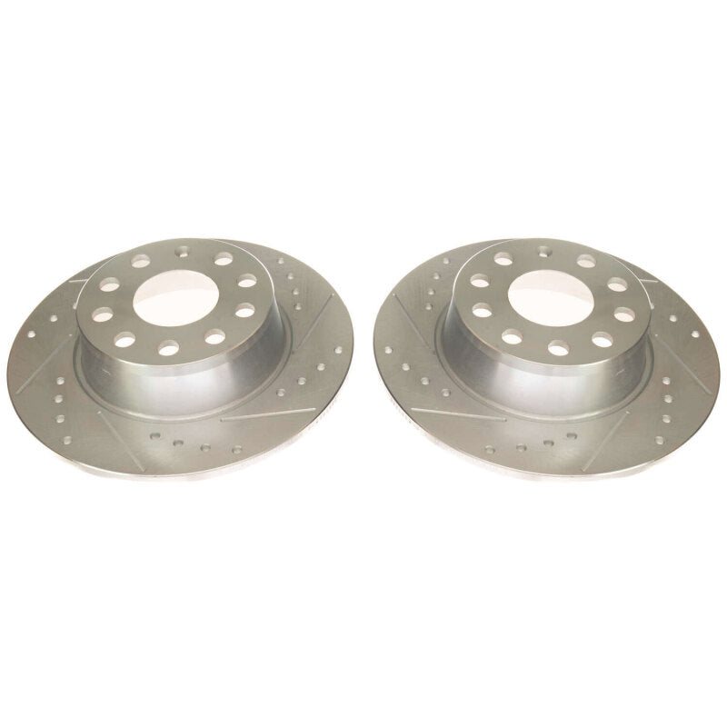 PowerStop Power Stop 2019 Volkswagen Jetta Rear Evolution Drilled & Slotted Rotors - Pair