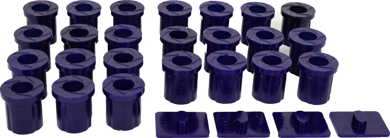 SuperPro 1967-1980 Toyota Land Cruiser Base Rear Leaf Spring and Slipper Pad Bushing Kit