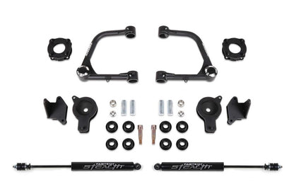 Fabtech 2022 Tundra 4WD 3in UCA Kit w/Uniballs & Fr Shk Spcrs & Rr Air Bag Spcrs & Rr Stealth Shock