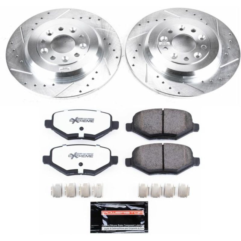 PowerStop Power Stop 11-15 Ford Edge Rear Z36 Truck & Tow Brake Kit