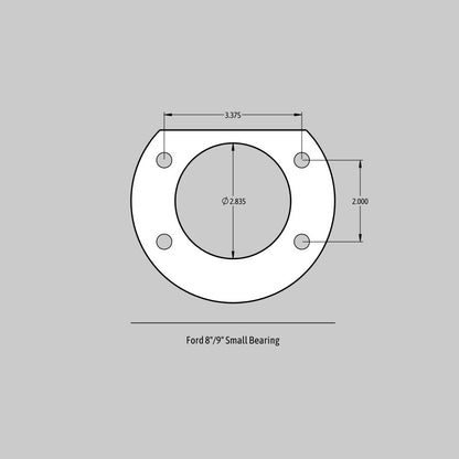 Baer Brakes 67-73 Ford Mustang 12in SS4 Rear SDZ Brake Kit - Grabber Blue
