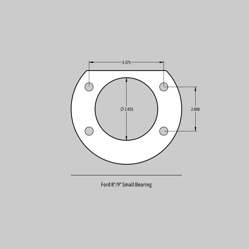 Baer Brakes Rear Ends w/ Ford 8/9in Small Bearing Housing Ends 12in SS4 Rear SDZ Brake Kit - MG