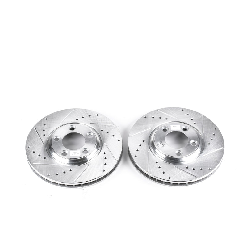 PowerStop Power Stop 02-05 Ford Thunderbird Front Evolution Drilled & Slotted Rotors - Pair