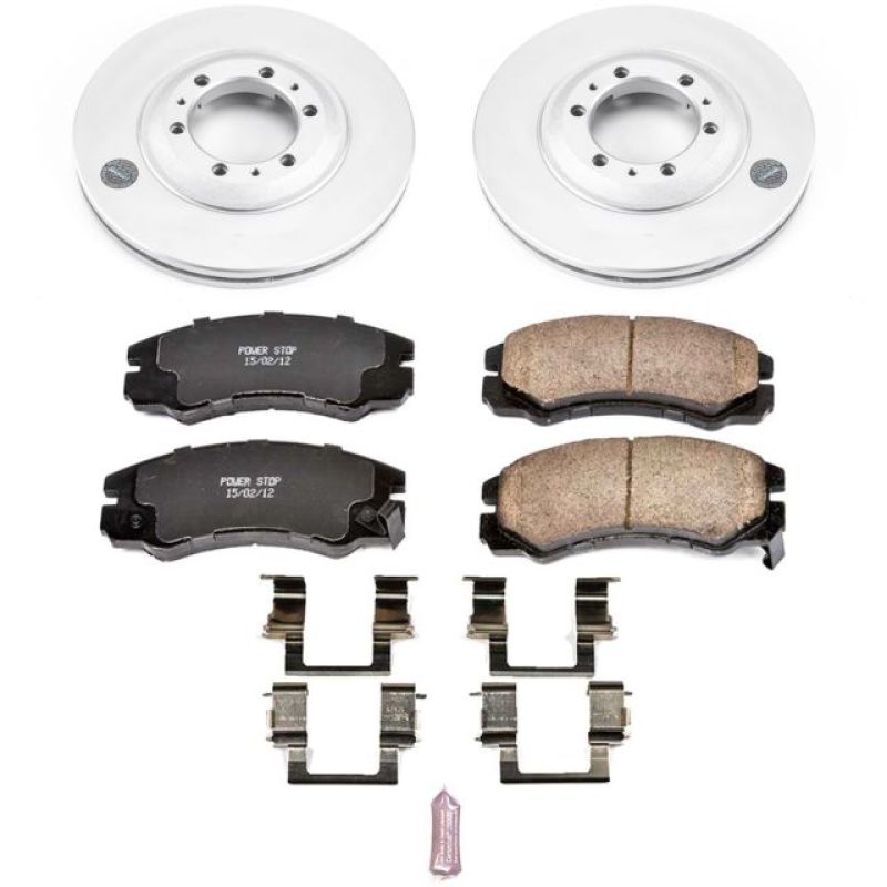 PowerStop Power Stop 96-99 Acura SLX Front Z17 Evolution Geomet Coated Brake Kit