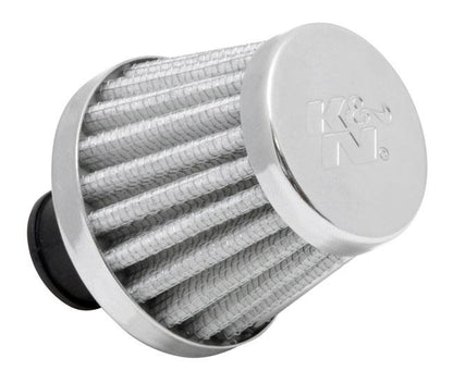 K&N Engineering K&N 2in Base OD x .375in Flange ID x 1.75in H Rubber Base Crankcase Vent Filter - White