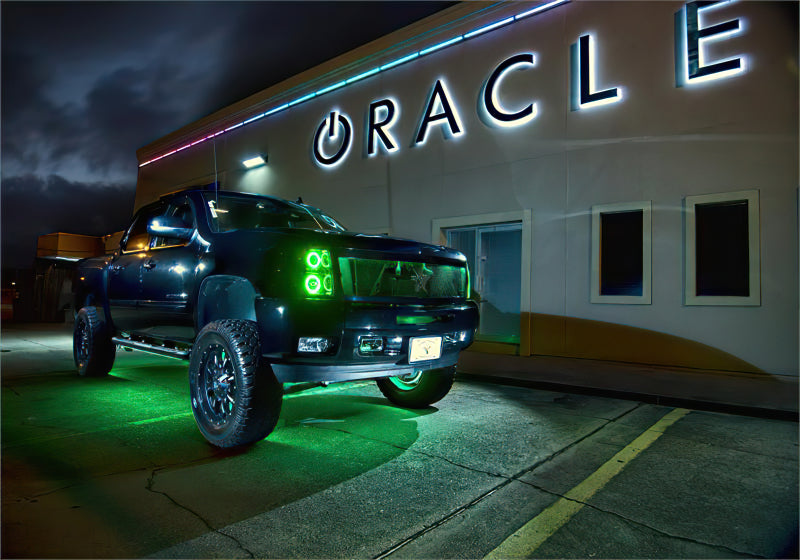 ORACLE Lighting Oracle Chevy Silverado 07-13 Halo Kit Round Style - ColorSHIFT w/ 2.0 Controller