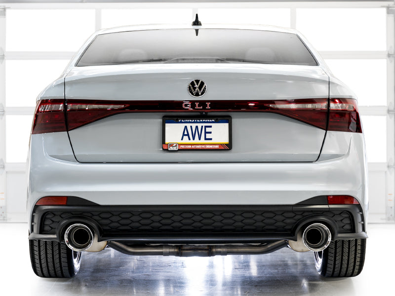 AWE Tuning 22-25 Volkswagen Jetta GLI Touring Edition Exhaust - Chrome Silver Tips