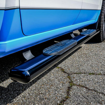 Westin 19-21 Chevrolet Silverado Crew Cab PRO TRAXX 6 Oval Nerf Step Bars - Black